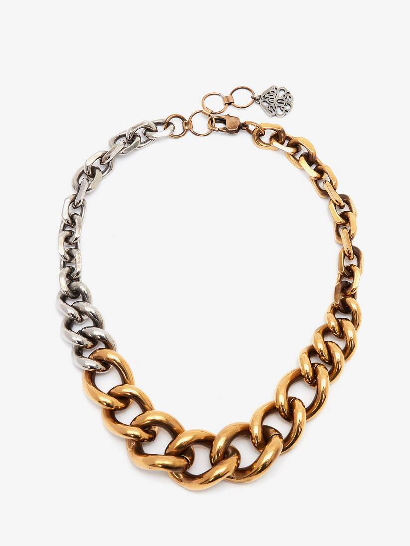 Gargantilla Alexander McQueen Chain Mujer - Dorados - Mexico 913-BKYPRT